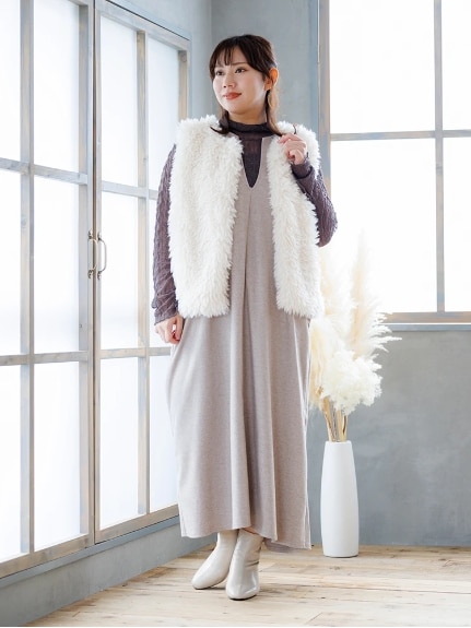 【冬】ぽっちゃりさんにおすすめのファージレ・ベストコーデ
