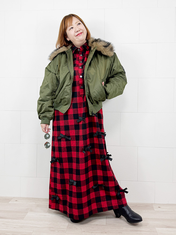 MAｰ1やスタジャンをきれいめに着こなす