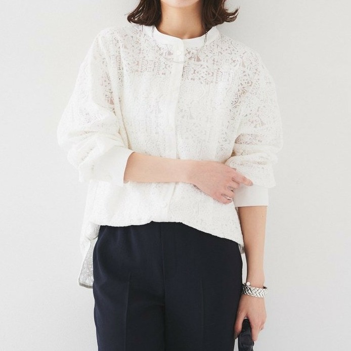 レースブラウスで特別感アップ！結婚式やパーティーにぴったりの華やかブラウス