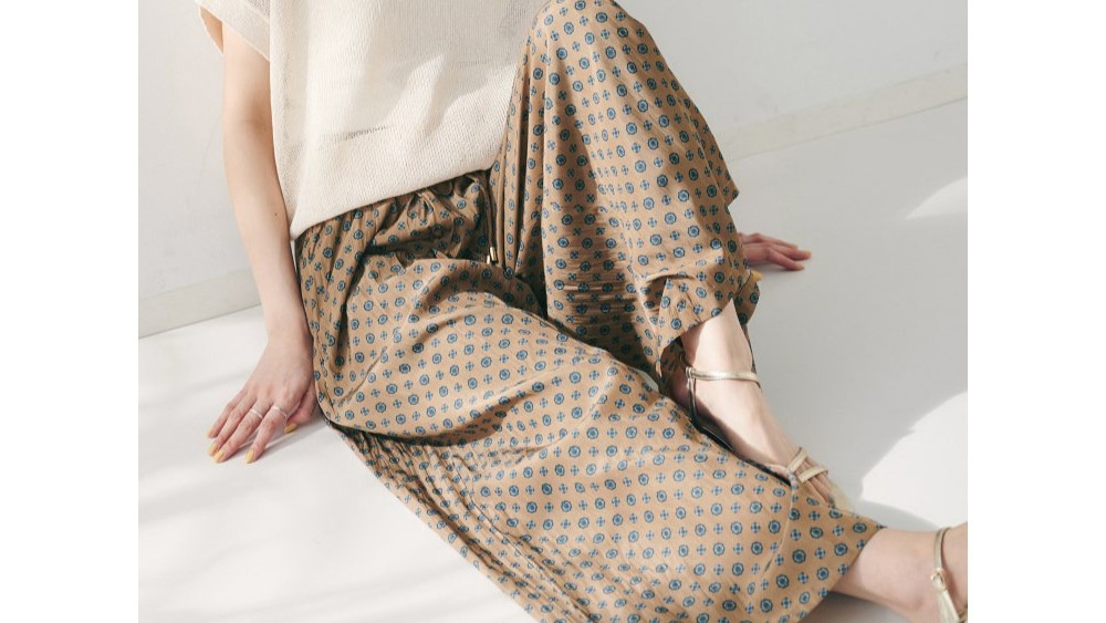 注目の「柄入りパンツ」や人気の「ワイドパンツ」は太って見えない？