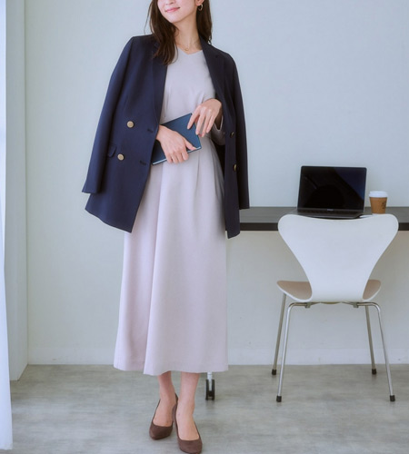 【レセプション向け】ぽっちゃりさんの出張コーデ