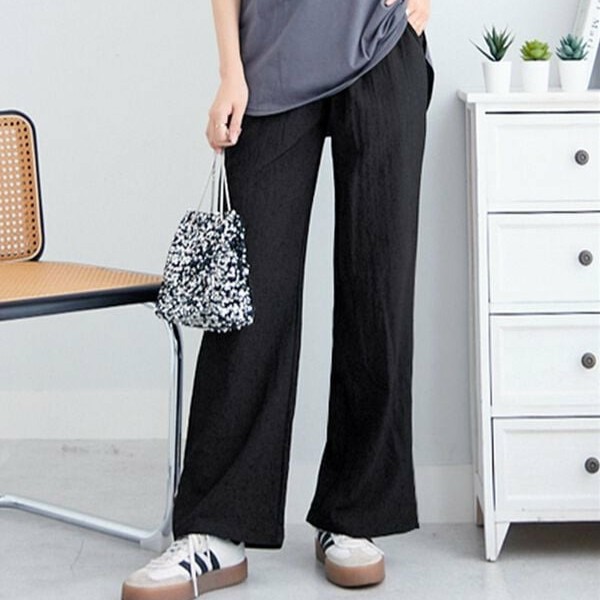 脚長効果がほしいぽっちゃりさんのワイドパンツの選び方