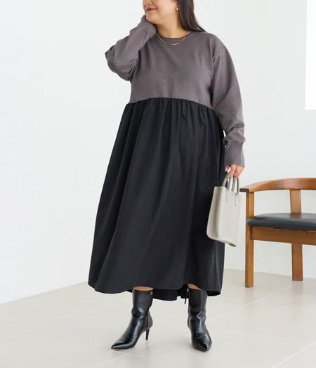 大きいサイズ　ぽっちゃりサイズの大人かわいいトレンドデート服ならLAVEANGE「ラビアンジェ」