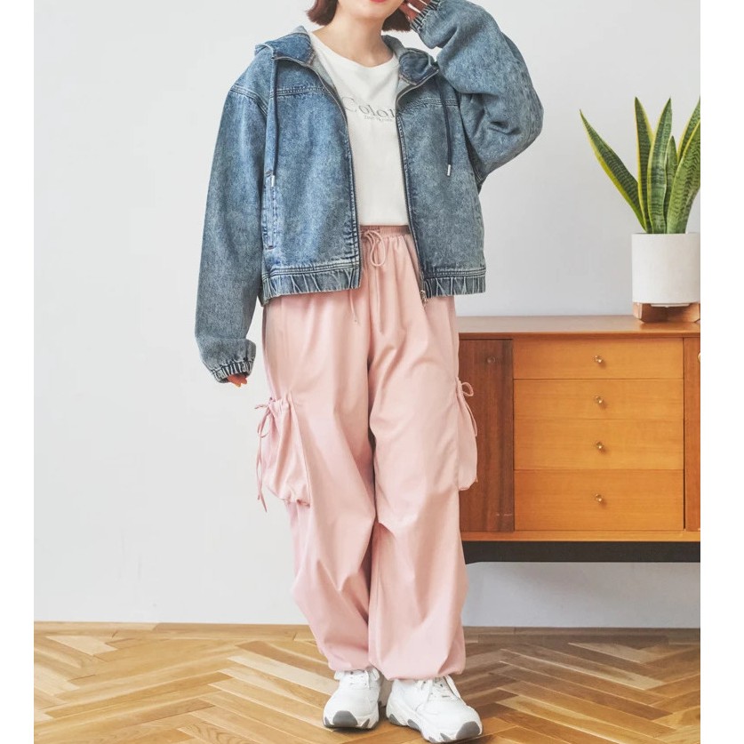 ぽっちゃりママにもおすすめ「カーゴパンツ」コーデ