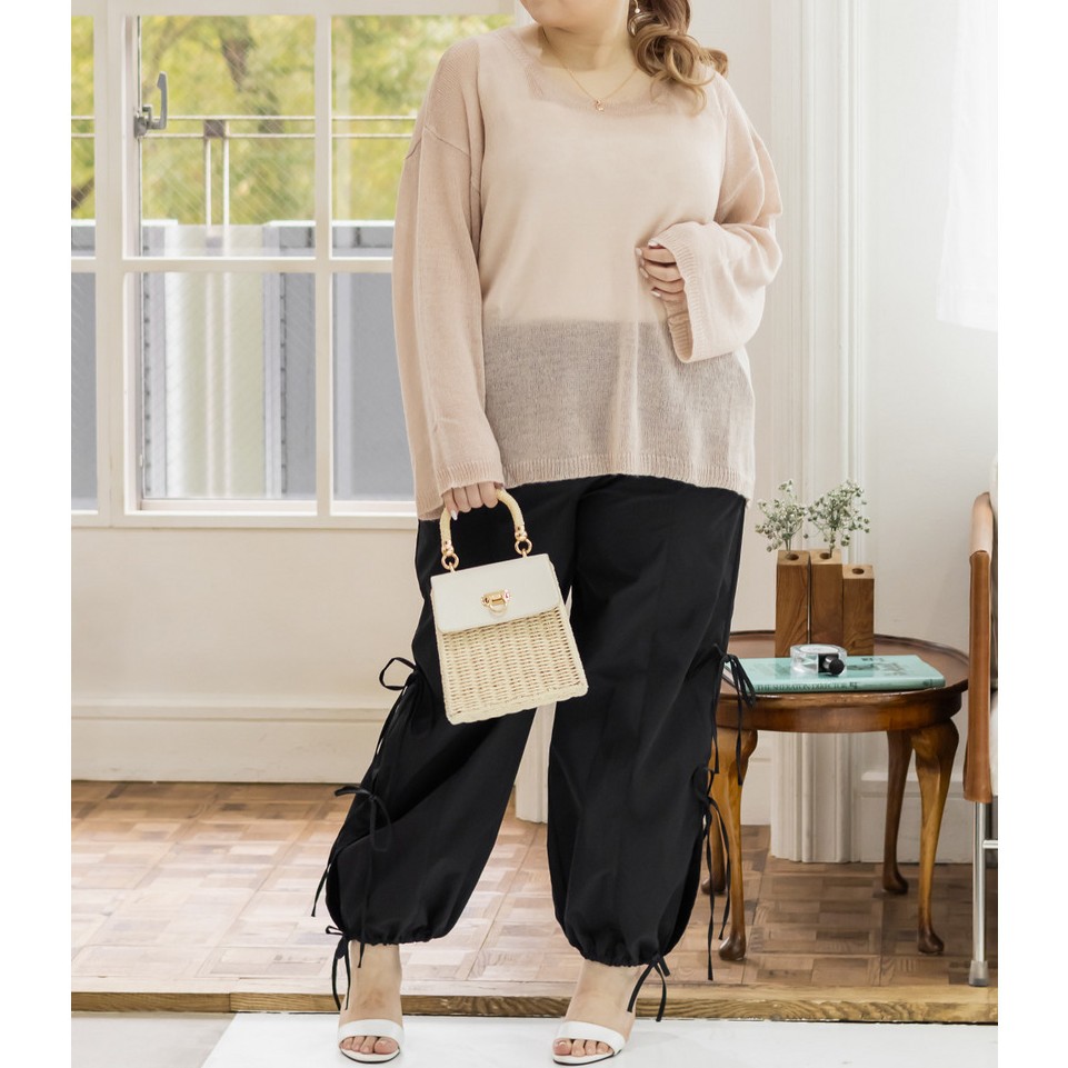 ぽっちゃりママにもおすすめ「カーゴパンツ」コーデ