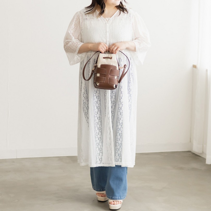 【20～30代ぽっちゃりさんにおすすめ】トレンドの「レース素材」で軽やかな抜け感を