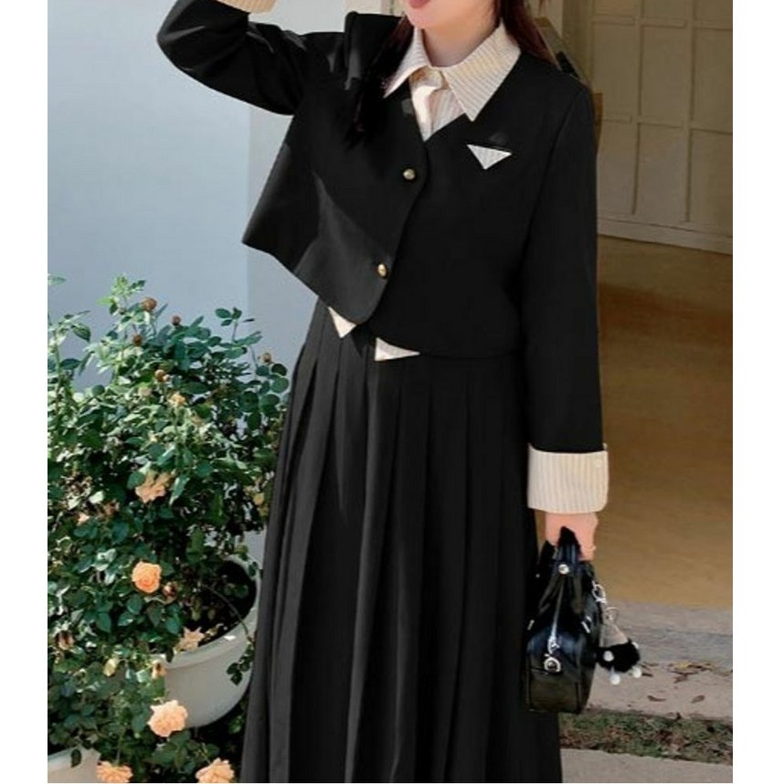 スカート派のぽっちゃりさんにはロングスカートスーツがおすすめ