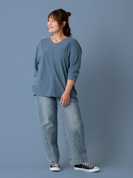 【同系色ワントーン】お花見にもぴったり♪ラフなのに細く見える春のワントーンコーデ