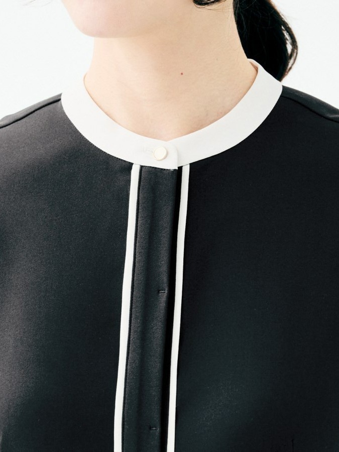 ハレの日もデイリーも！メリハリ配色で品よく魅せるバイカラーワンピ