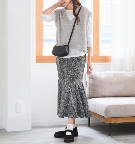 Q.ふくらはぎが太いのですが、スカート丈の注意点は？