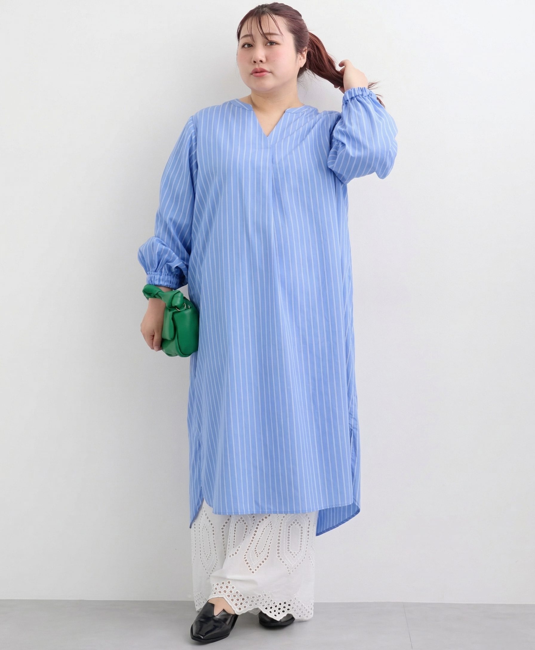 【ボトムス合わせ】シャツワンピースの下に何をはく？おすすめセットアップコーデ