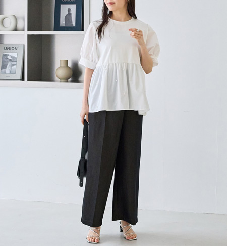 【23℃〜25℃】初夏の陽気。半袖・UV対策ぽっちゃりコーデ