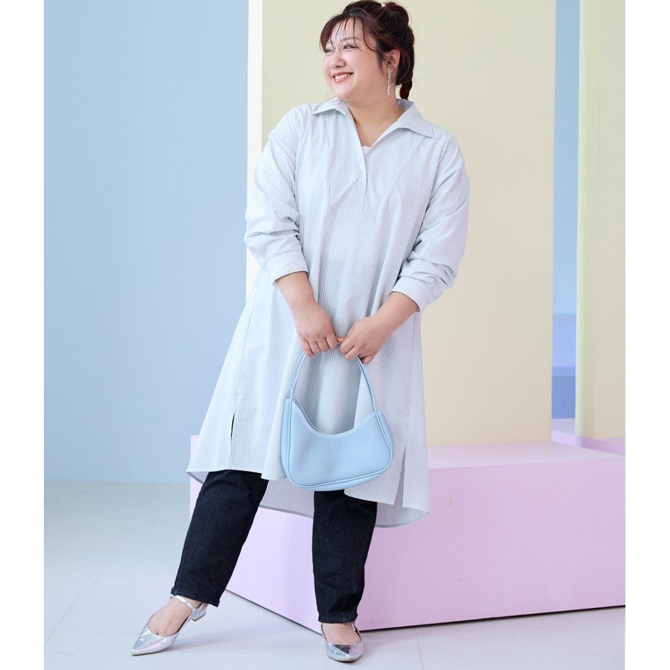 【ボトムス合わせ】シャツワンピースの下に何をはく？おすすめセットアップコーデ