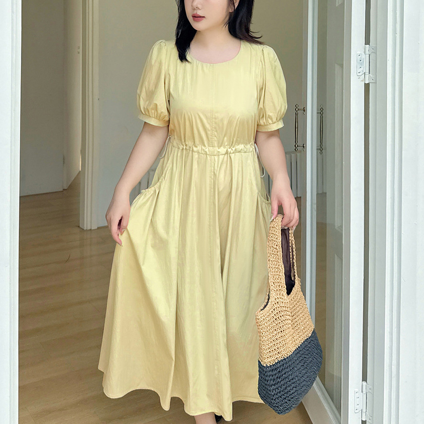 パステルカラーやレトロな花柄ワンピース　【骨格ストレートぽっちゃりさんにおすすめ】