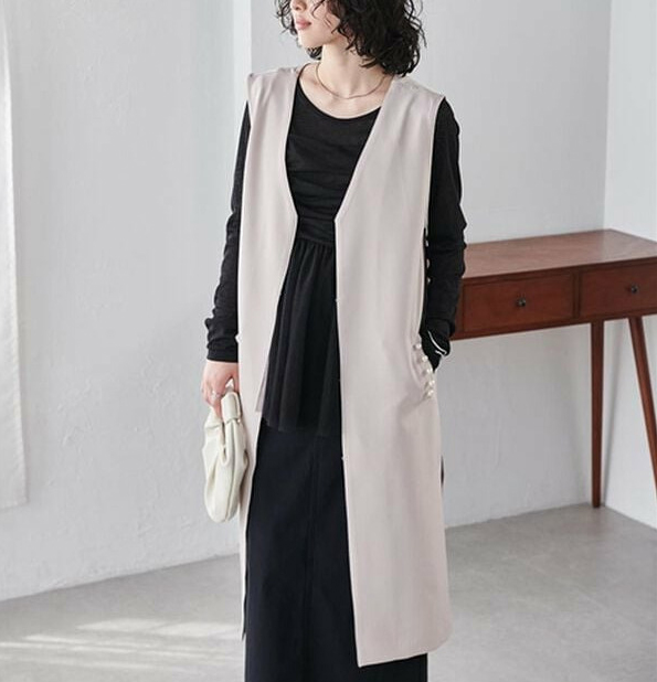 骨ストぽっちゃりさんのワンピース×レイヤードテクニック