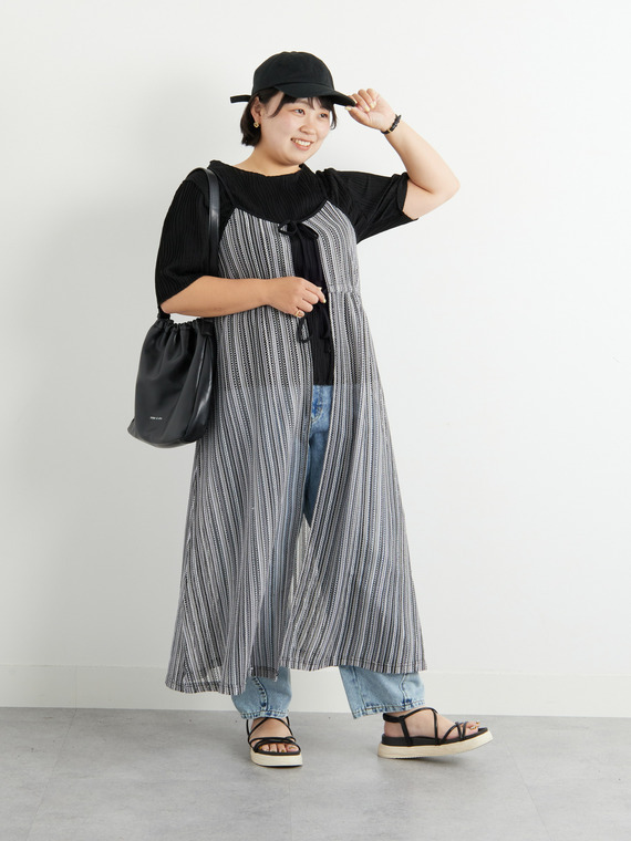 <春夏編>60代の小柄ぽっちゃりさんに似合うコーデ見本