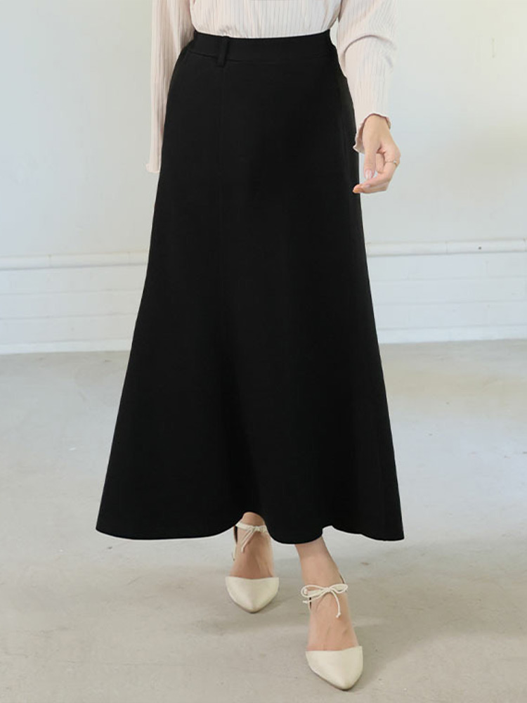 セミフレアマーメイドスカート