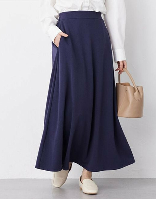 裏ファーフレアースカート