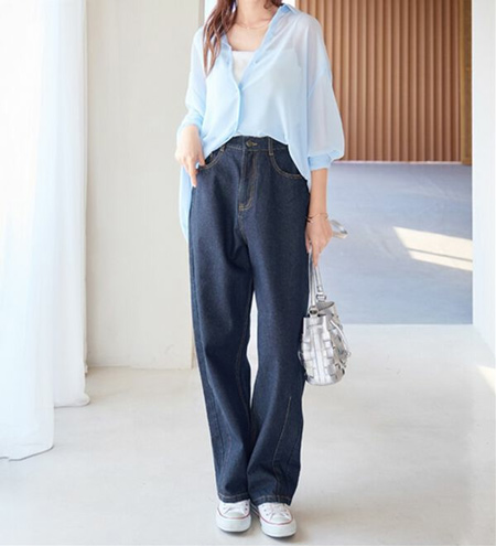 【春夏向け】おしりが大きめのぽっちゃりさんにおすすめのパンツコーデ見本