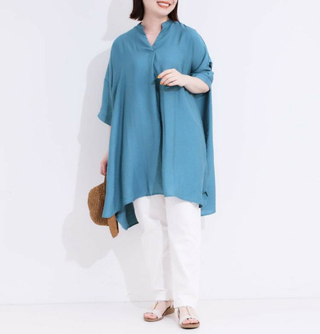 【夏】50代60代ぽっちゃりさんのお手本コーデ