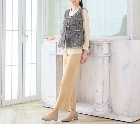 ミゼールの50代60代ぽっちゃりさんにおすすめコーデ