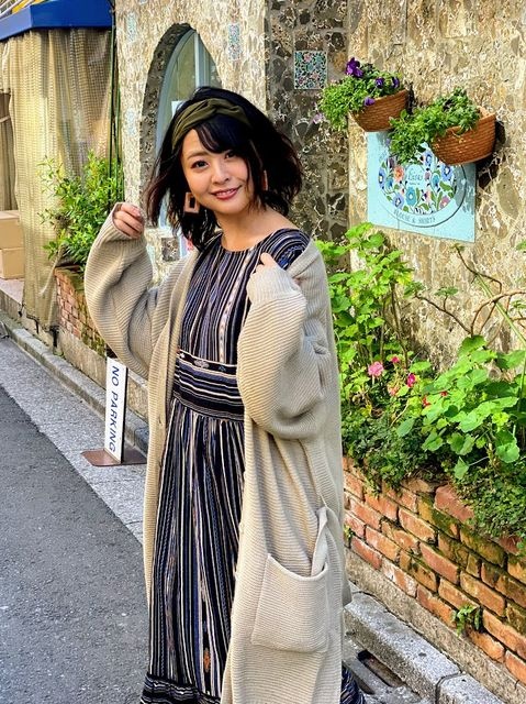 ロングカーディガン